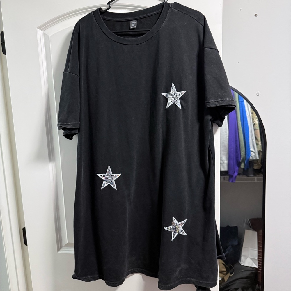 SHEIN Curve Black Dress
